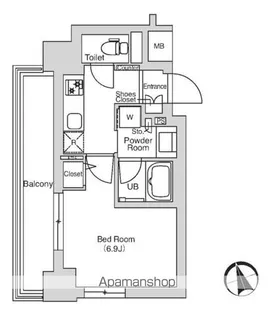 東京都中野区白鷺1丁目【マンション】の間取り