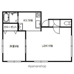 梅内マンション【2号室】の間取り