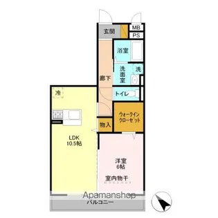 ベルレージュ【2階】の間取り