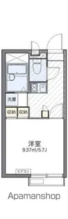 レオパレスアフロディーテ【2階】の間取り
