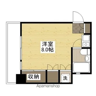 田村ビル【204号室】の間取り