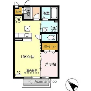 コージーコート【1階】の間取り