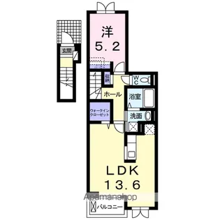 エスト【2階】の間取り