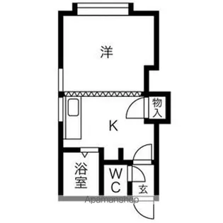 ビバーク平岸【201号室】の間取り