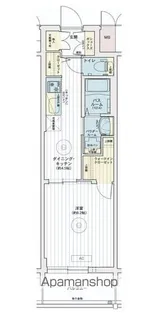 エステムコート名古屋ライブゲート【10階】の間取り