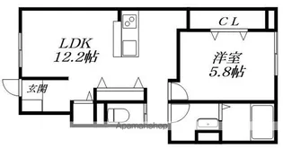 滋賀県彦根市日夏町【アパート】の間取り