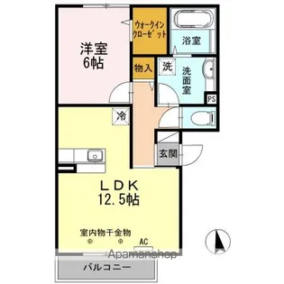 ルシオール YAMADA【2階】の間取り