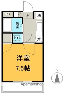 AIマンション【103号室】の間取り