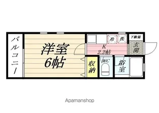 メゾン・ルミノ【204号室】の間取り