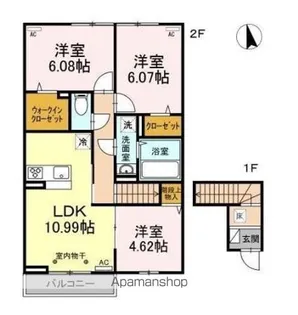 ストーク成城 I【2階】の間取り