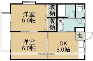 サンマリーA【1階】の間取り