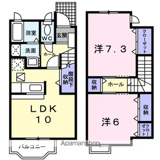 グランエール【1階】の間取り