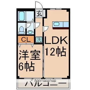西砂ビレッジ【2階】の間取り