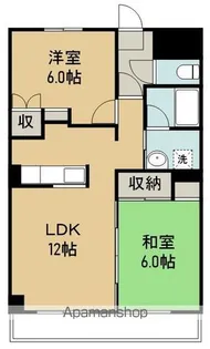 レーベンコートB棟【1階】の間取り