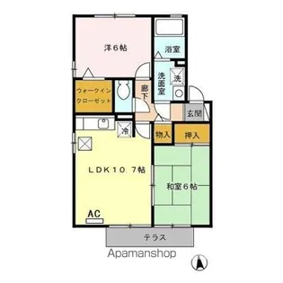 コンフォール・K B棟【1階】の間取り