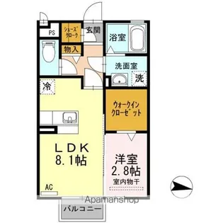 サンシャイン レジデンス【2階】の間取り