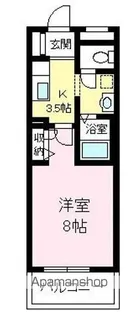 ヴィラ マルーン【105号室号室】の間取り