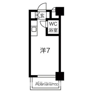 ロマネスクL六本松【9階】の間取り