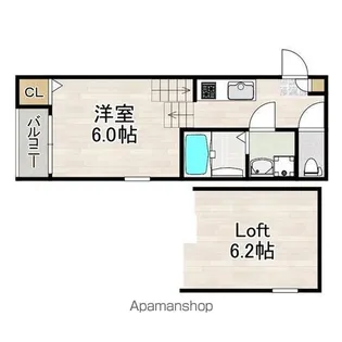 ハーモニーテラス上石川町Ⅵ【2階】の間取り
