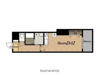 サージュ天王寺【2階】の間取り
