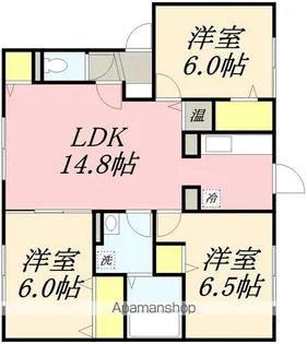 プランドール桔梗(PRENDRE KIKYO)【2階】の間取り