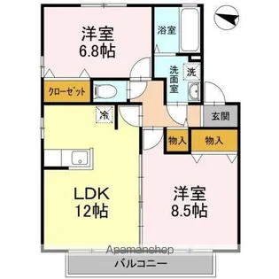 ステージハイツ S【2階】の間取り