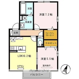 パドック C【2階】の間取り