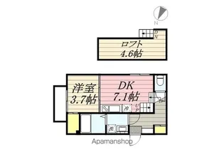 Blue Reef 1号館【2階】の間取り