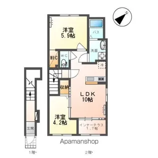 パルティーダ・T【207号室】の間取り