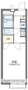 レオパレストサキ【2階】の間取り
