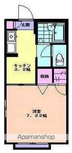 レジデンス槻山【103号室】の間取り