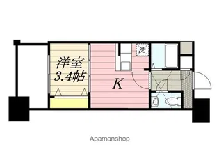 NO.62 TOWERS AVANTGARDE博多【9階】の間取り