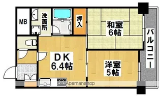 レピア堺湊【2階】の間取り