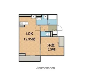 LUANA・AIR・RESIDENCE宮町【2階】の間取り