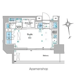 ルフォンプログレ品川大井【7階】の間取り