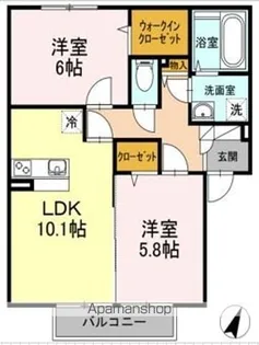 コトー C【2階】の間取り