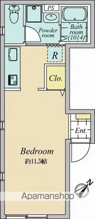 スペリオール渋谷本町【2階】の間取り