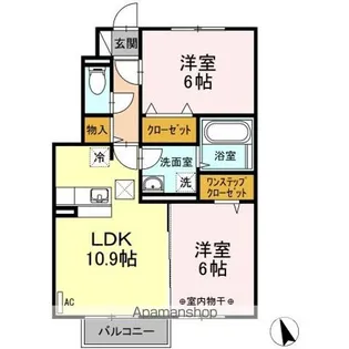 プリマヴェーラ II【1階】の間取り