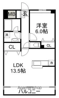アリビオ【1階】の間取り