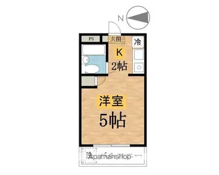 1Kの間取り画像