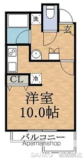 ポレール北大館【5階】の間取り