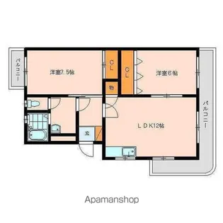 松島第2ビル【3階】の間取り