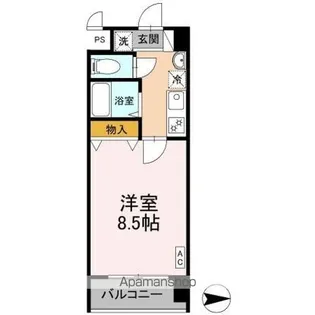 カスタリア京都西七条【2階】の間取り