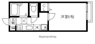 AQUA新山下【102号室号室】の間取り