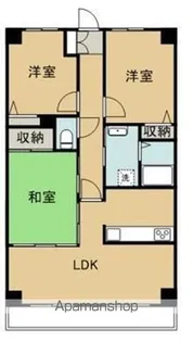 スカール喜多川【A703号室】の間取り