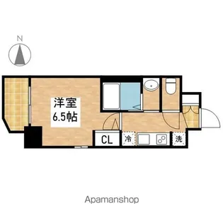 エステムコート名古屋新栄Ⅲグローリィ【5階】の間取り