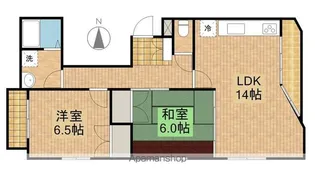 日新ビル【301号室】の間取り