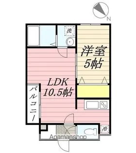 Ameri HAKATA(アメリ ハカタ)【2階】の間取り