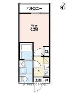 ラブリーレジデンス千葉西【301号室】の間取り