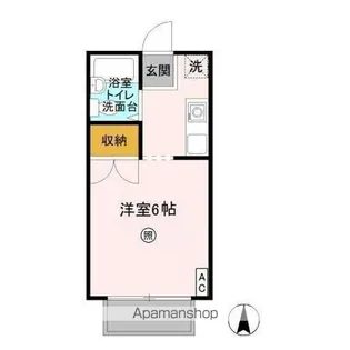 グリーンプラザ B【1階】の間取り